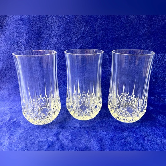 Dining Cristal Darques Longchamp Highball Glasses 3 Poshmark